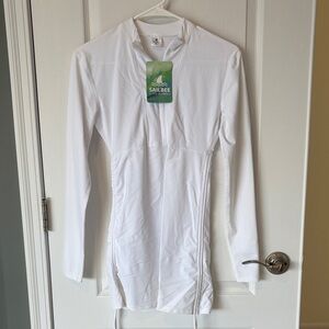 Women's White Swim Coverup